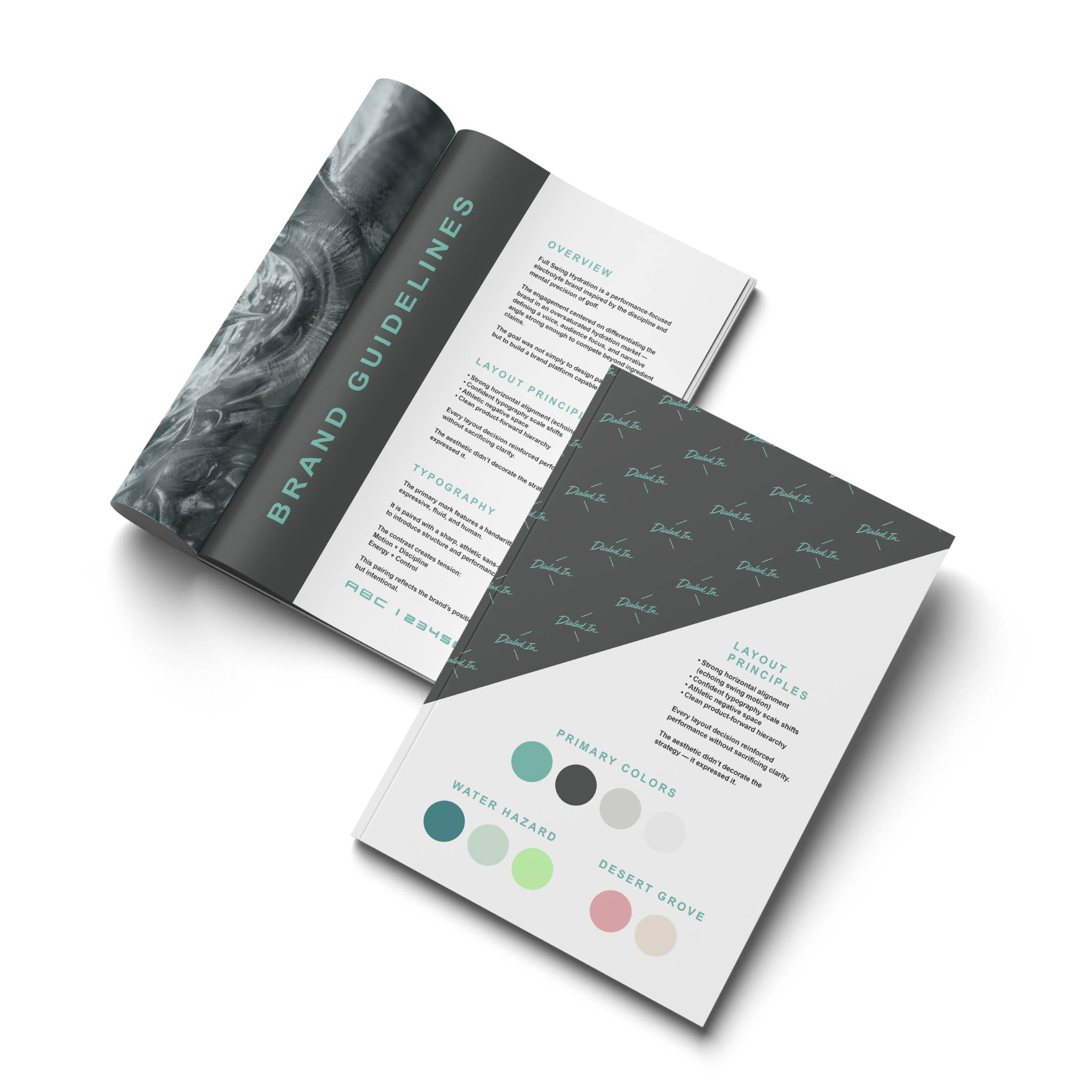 Full Swing Hydration brand guidelines by Jeanine Kelley Design