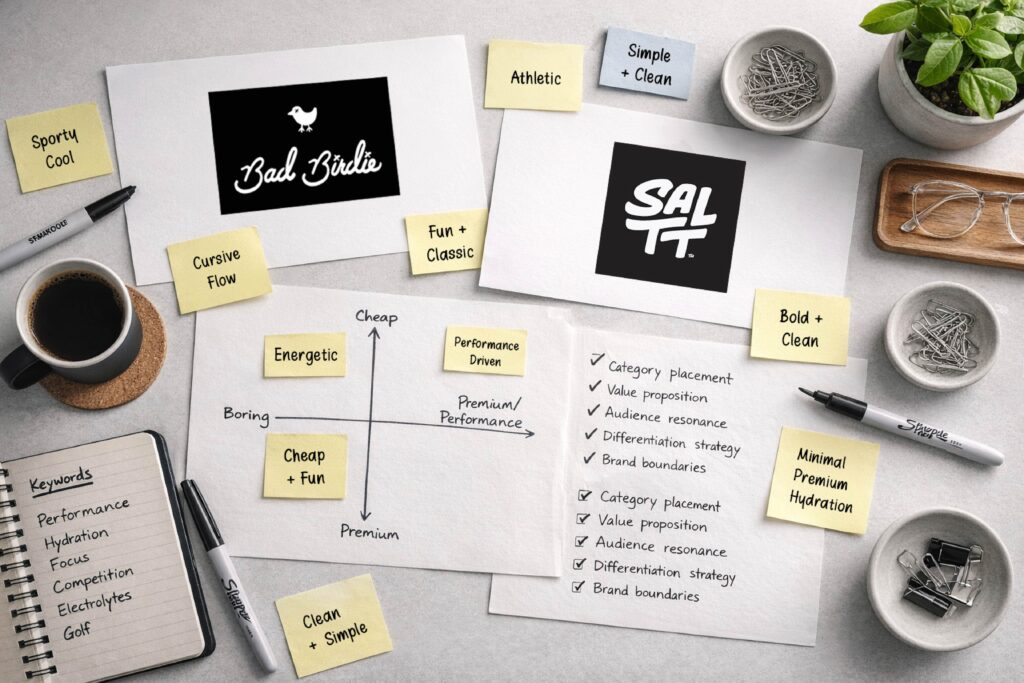 Full Swing Hydration brand positioning by Jeanine Kelley Design