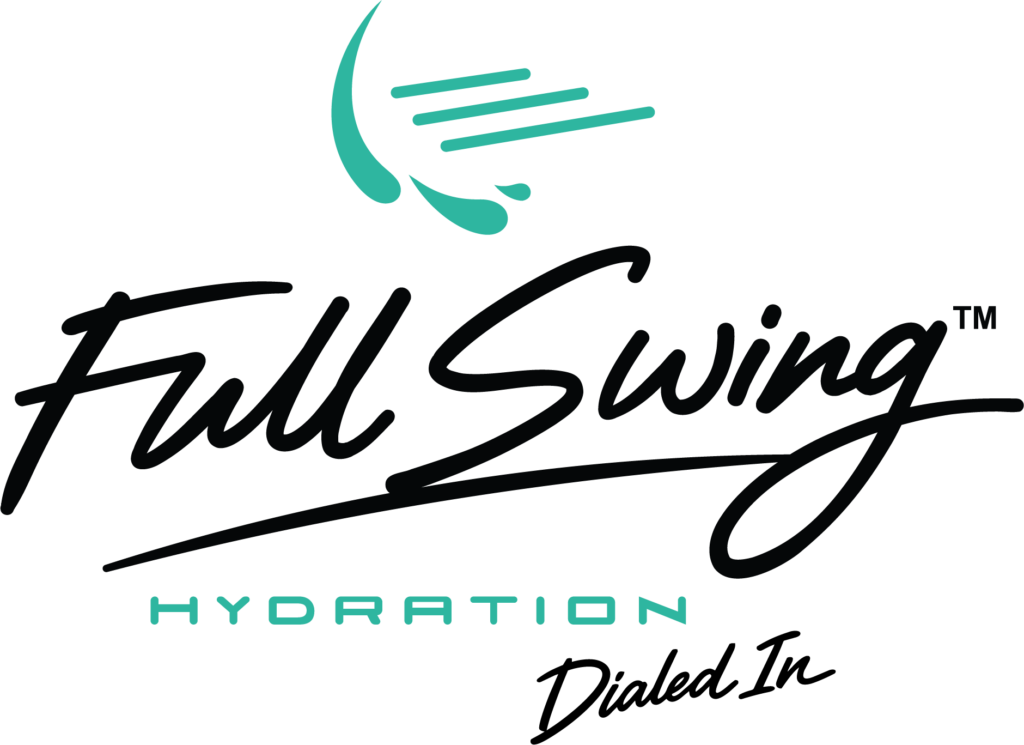 Full Swing Hydration logo by Jeanine Kelley Design
