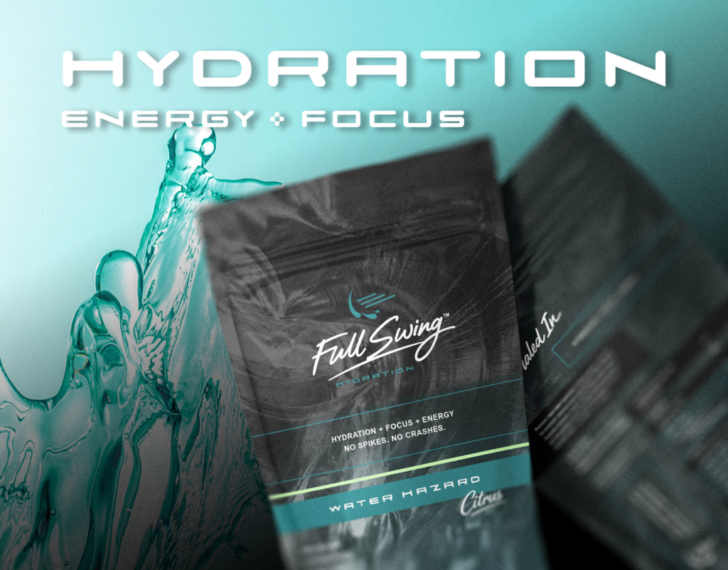 Full Swing Hydration brand mockup by Jeanine Kelley Design