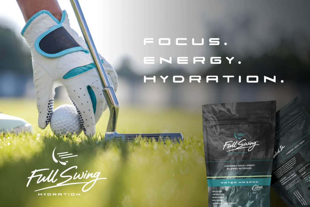 Full Swing Hydration Golf Ad by Jeanine Kelley Design