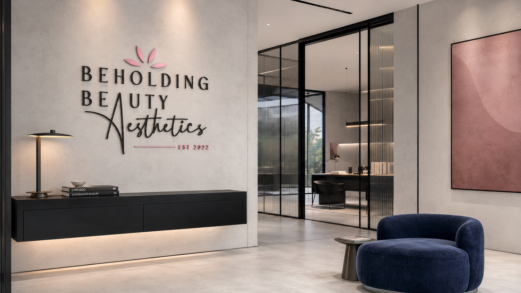 Beholding Beauty Aesthetics logo by Jeanine Kelley