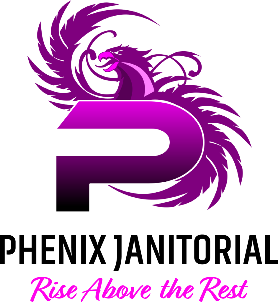 Phenix Janitorial logo refresh by Jeanine Kelley