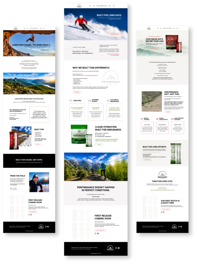 Momentum Nutrition email campaign by Jeanine Kelley