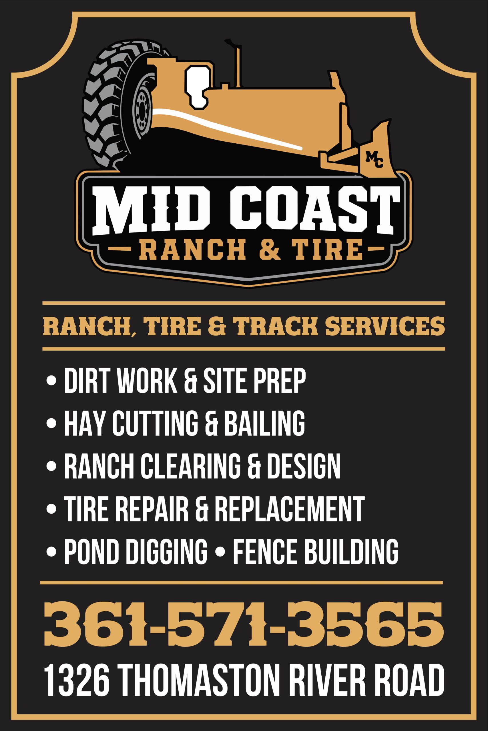 MidCoast Ranch & Tire Banner by Jeanine Kelley