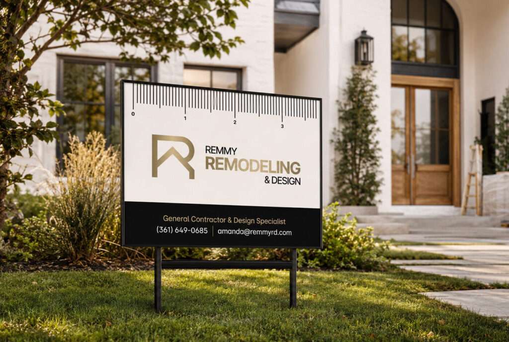 Remmy Remodeling logo by Jeanine Kelley